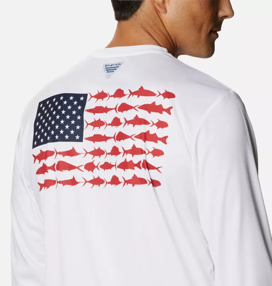 Columbia Men's Terminal Tackle PFG Fish Flag™ Long Sleeve Shirt