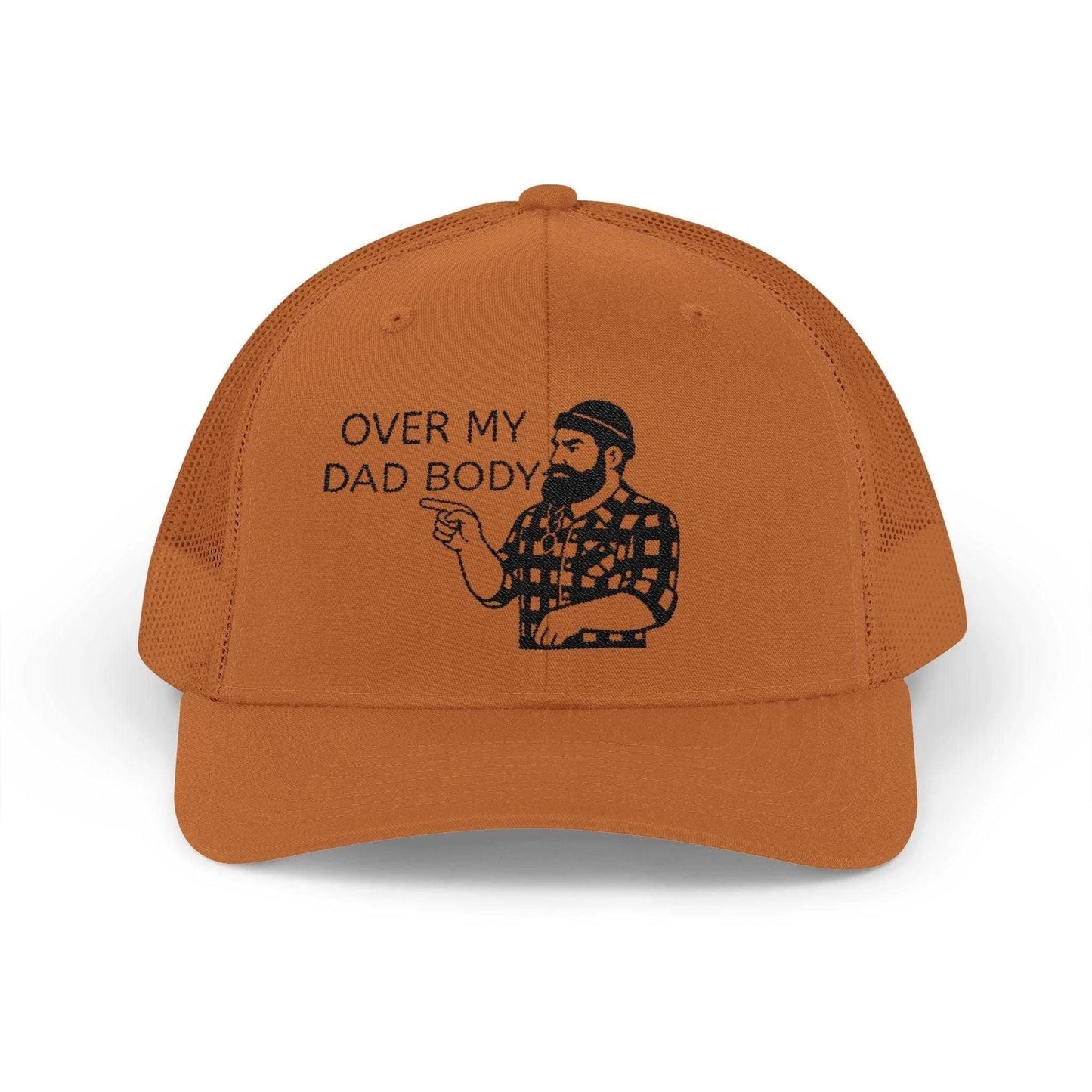 Maximalist AOP Trucker Snapback for Urban Streetwear Collectors — Bold Branded Half-Mesh Cap, Adjustable Festival Street Style Headwear Statement