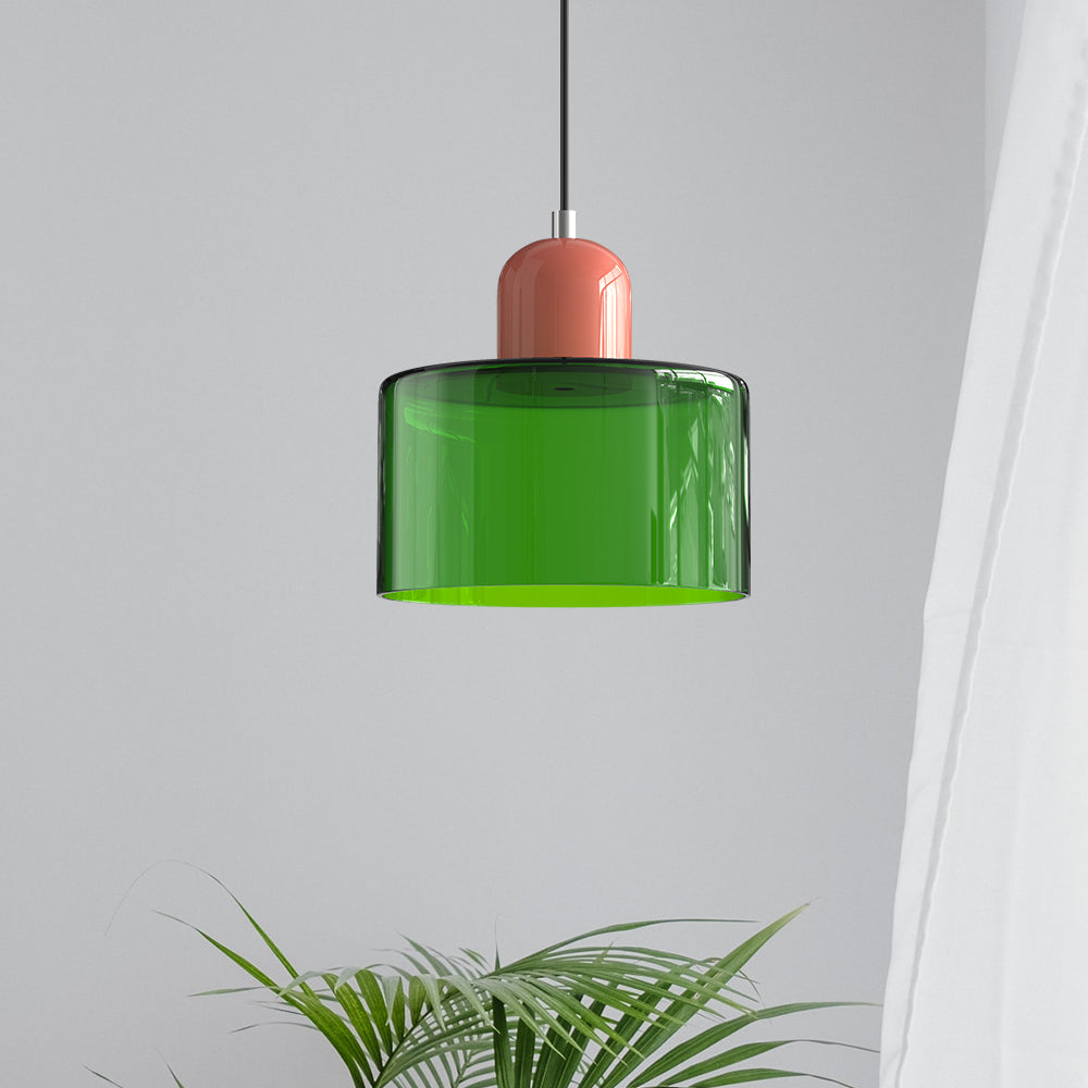 Bauhaus Glass E27 Pendant Light for Kitchen