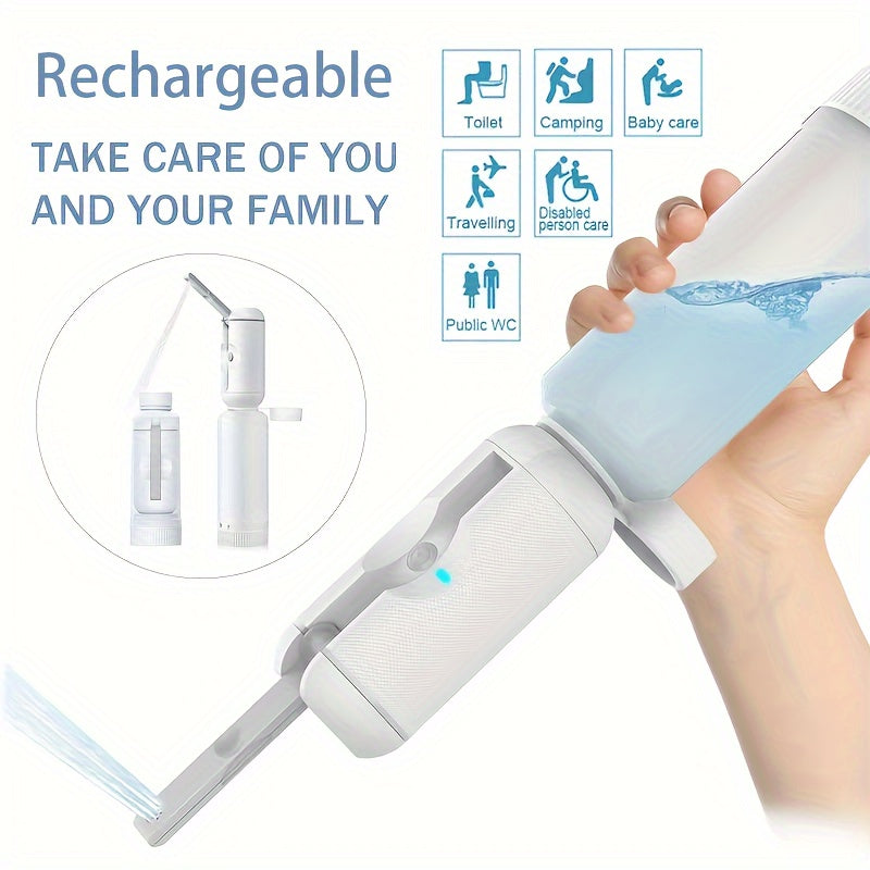 USB Rechargeable Portable Travel Bidet, Handheld Sprayer TJR4R6H