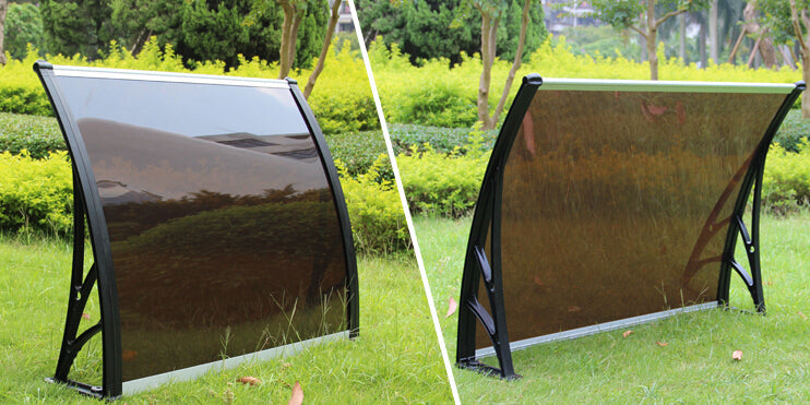 Polycarbonate Awning Dark Brown