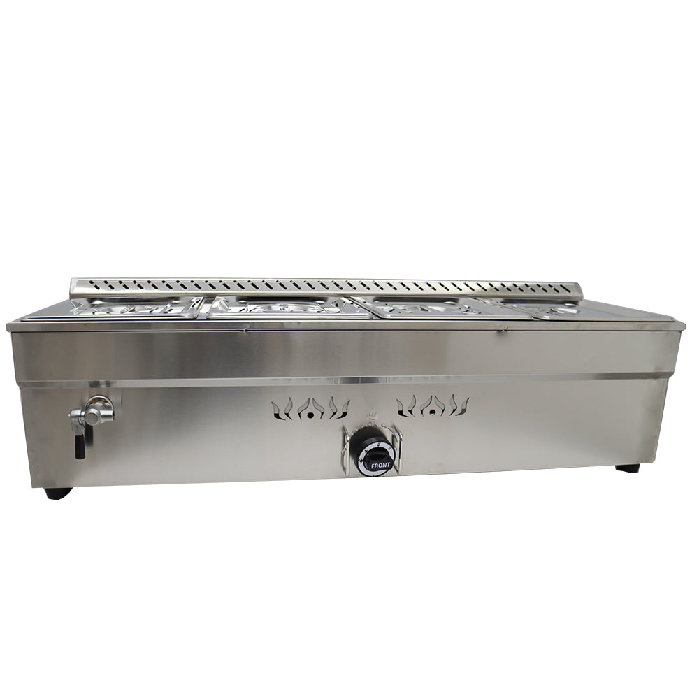 4-Pan LP GAS Food Warmer