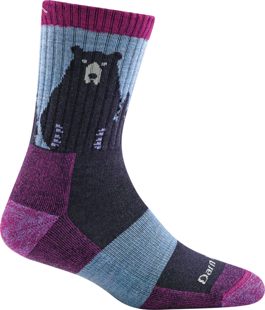 Women's Bear Town Micro Crew Lightweight Hiking Sock