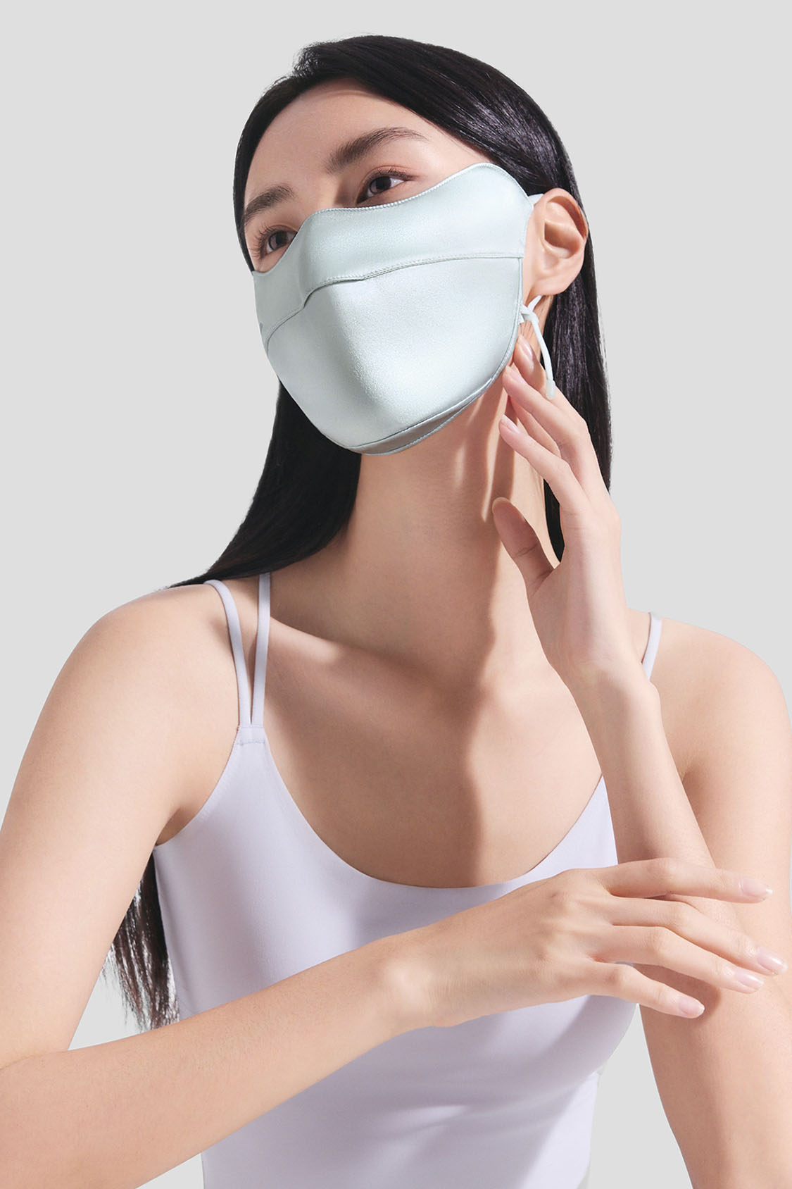 Double-Sided Silky Sun Protection Mask UPF50+ SS025