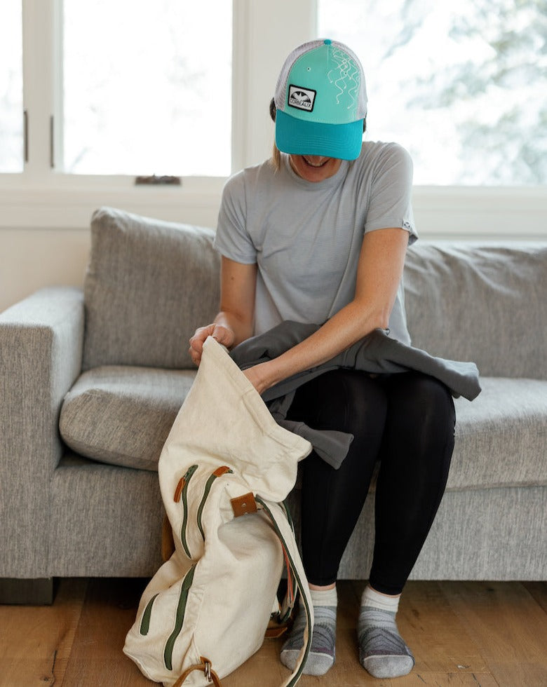 Tracks Curved Brim Hat