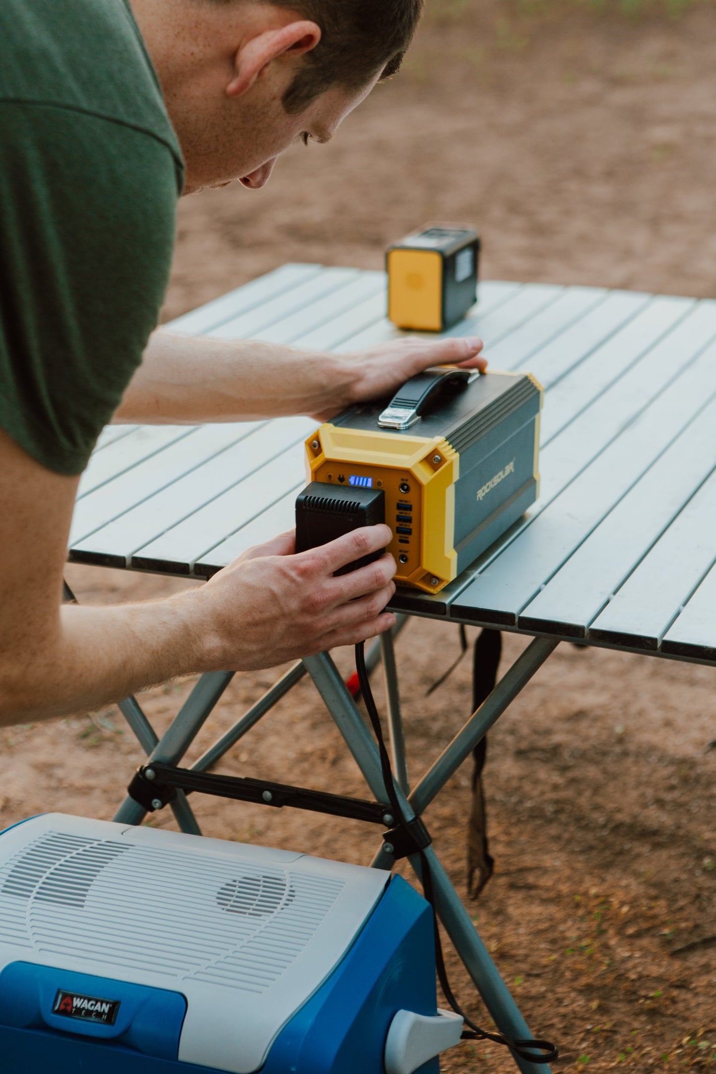 ROCKSOLAR Utility 300W Portable Power Station - Lithium Battery and Solar Generator
