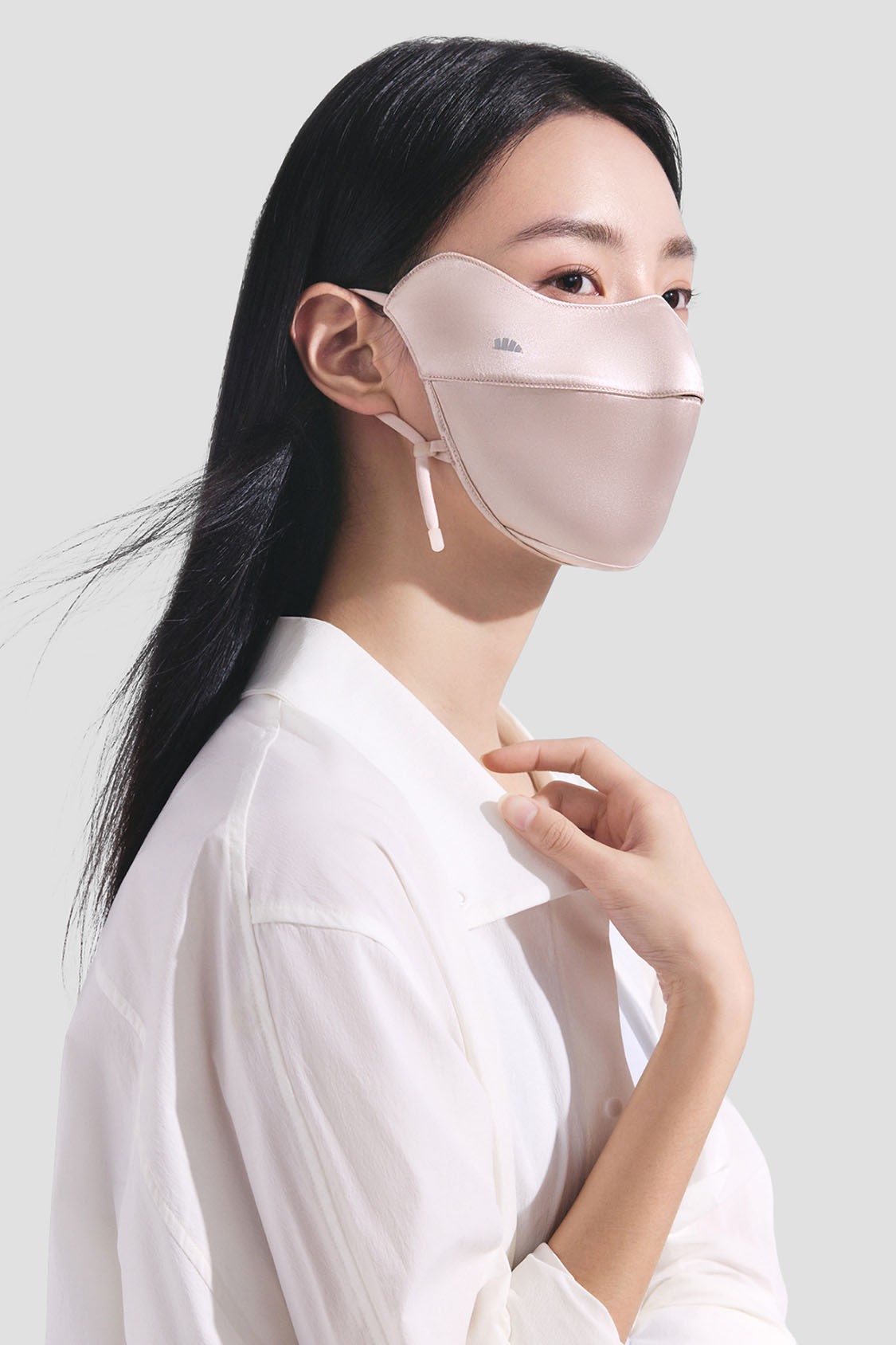 Double-Sided Silky Sun Protection Mask UPF50+ SS025