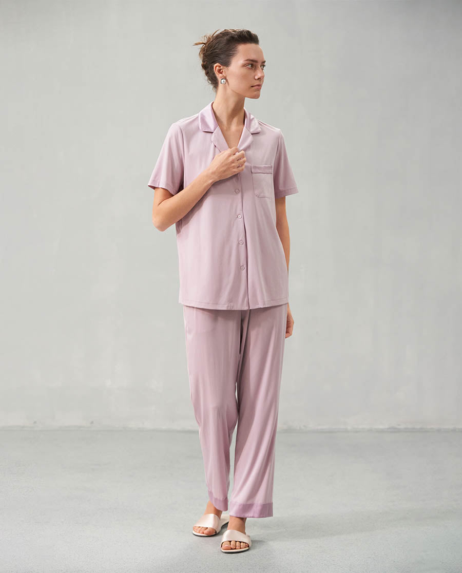 Aimer Short-Sleeve Pajama Set