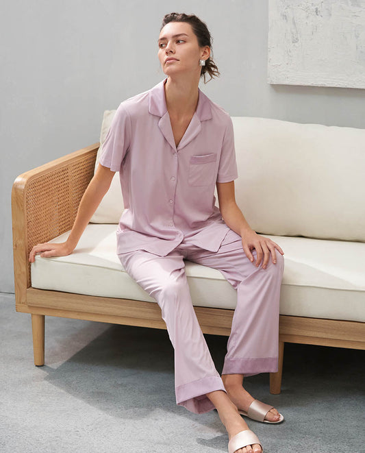 Aimer Short-Sleeve Pajama Set