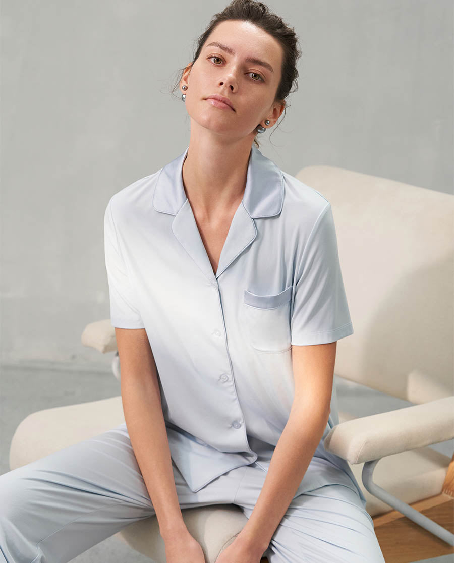 Aimer Short-Sleeve Pajama Set