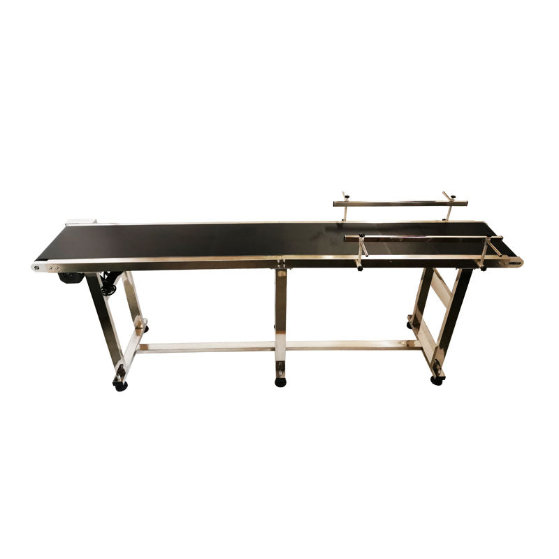 110V 2.1m PVC Conveyor Double Guardrail 30cm