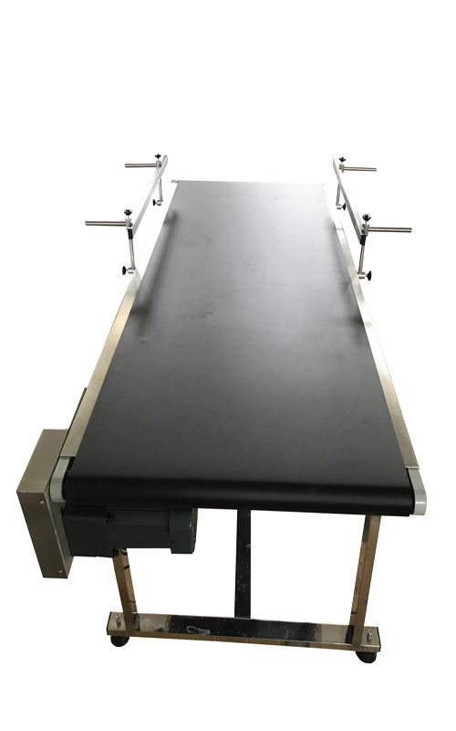 110V 1.5m PVC Conveyor Double Guardrail 50cm