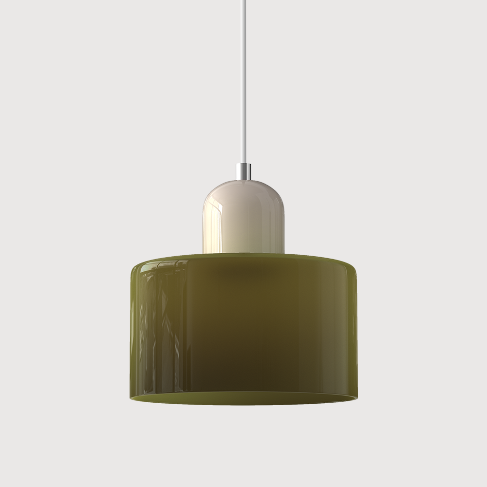 Bauhaus Glass E27 Pendant Light for Kitchen
