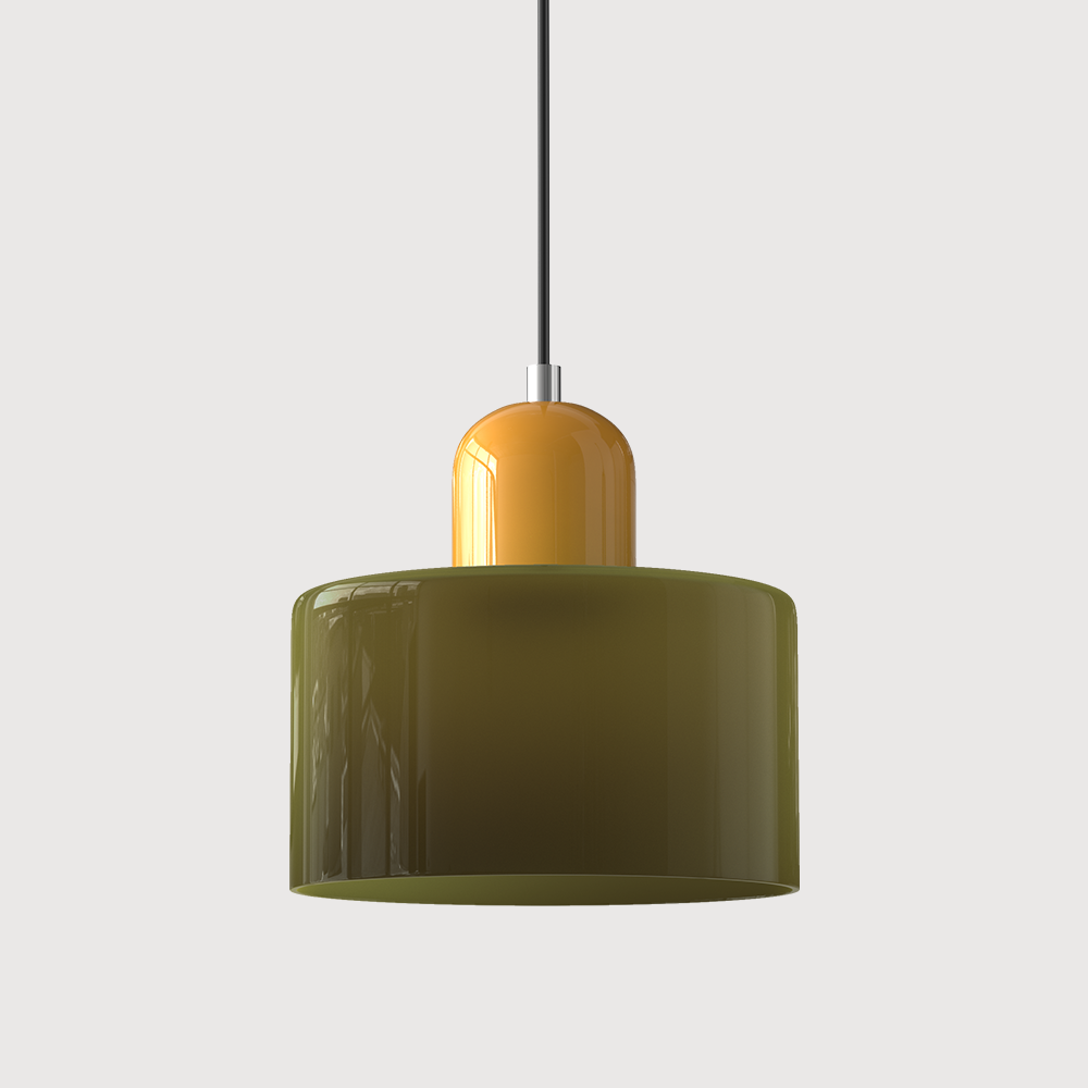 Bauhaus Glass E27 Pendant Light for Kitchen