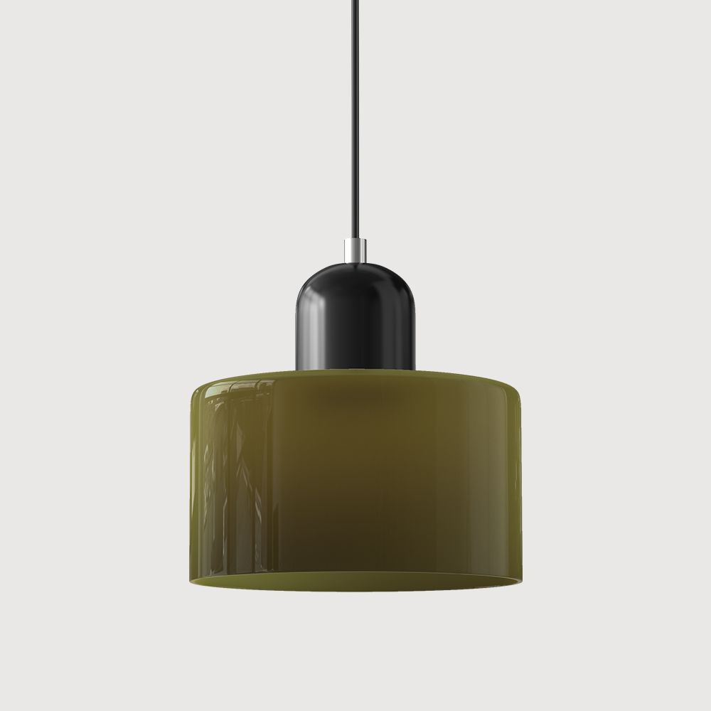Bauhaus Glass E27 Pendant Light for Kitchen
