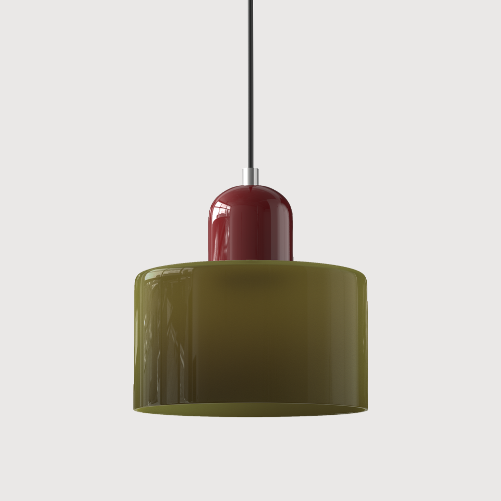 Bauhaus Glass E27 Pendant Light for Kitchen