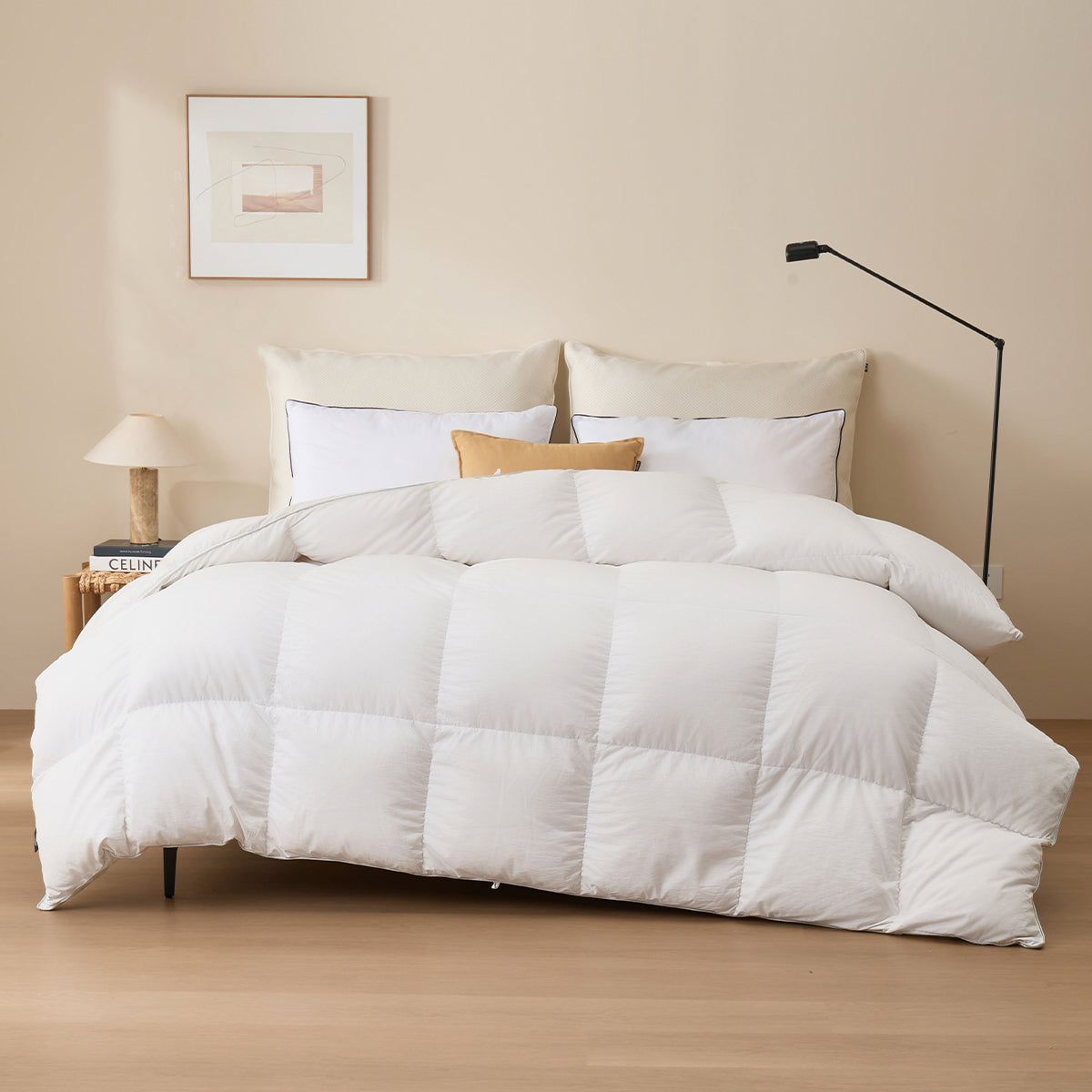 Rose Silent™ Smooth Goose Down Duvet Insert For Deep Sleep