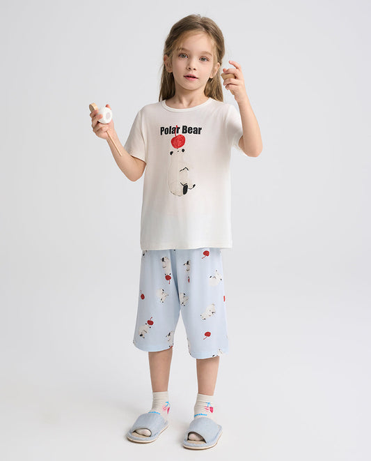 Aimer Kids Modal Pajama Set for Girls