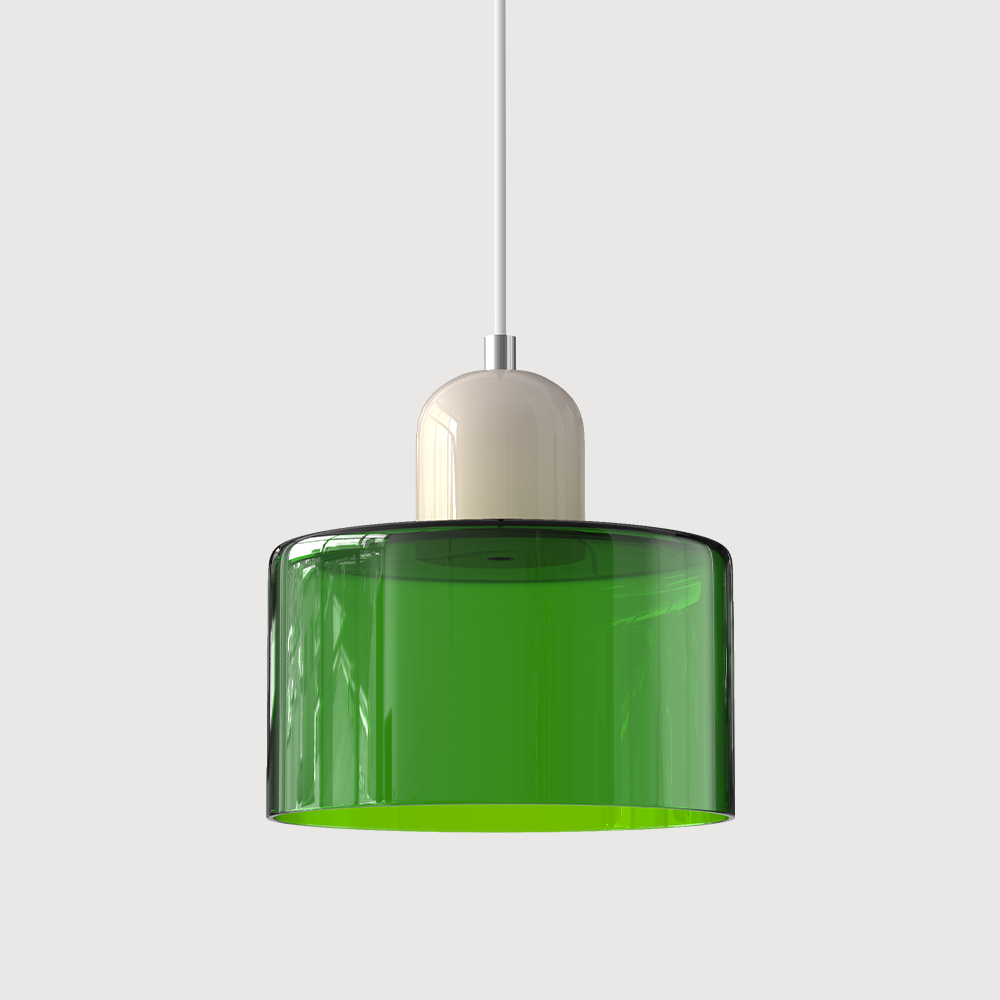 Bauhaus Glass E27 Pendant Light for Kitchen