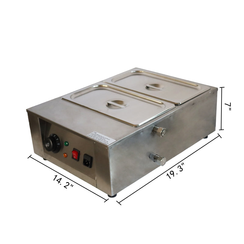 110V 2 Pan Chocolate Melter
