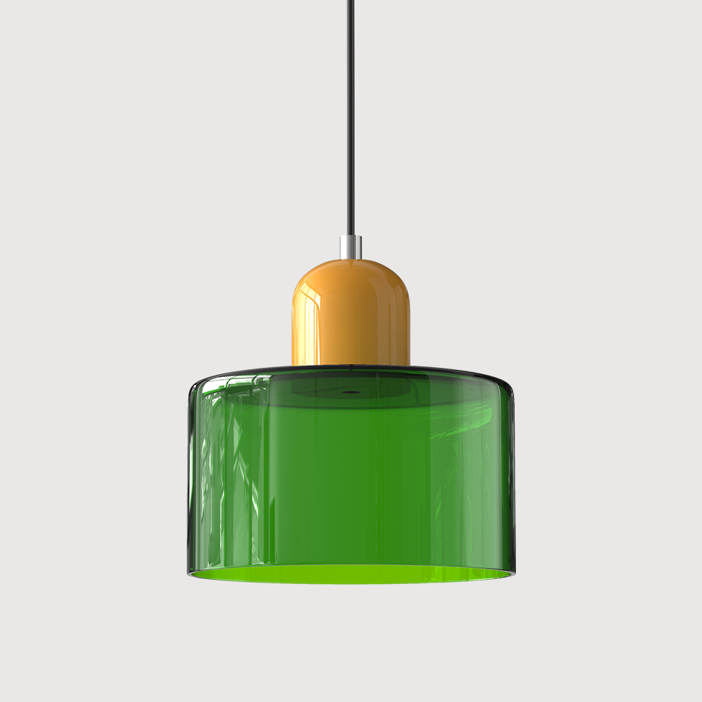 Bauhaus Glass E27 Pendant Light for Kitchen