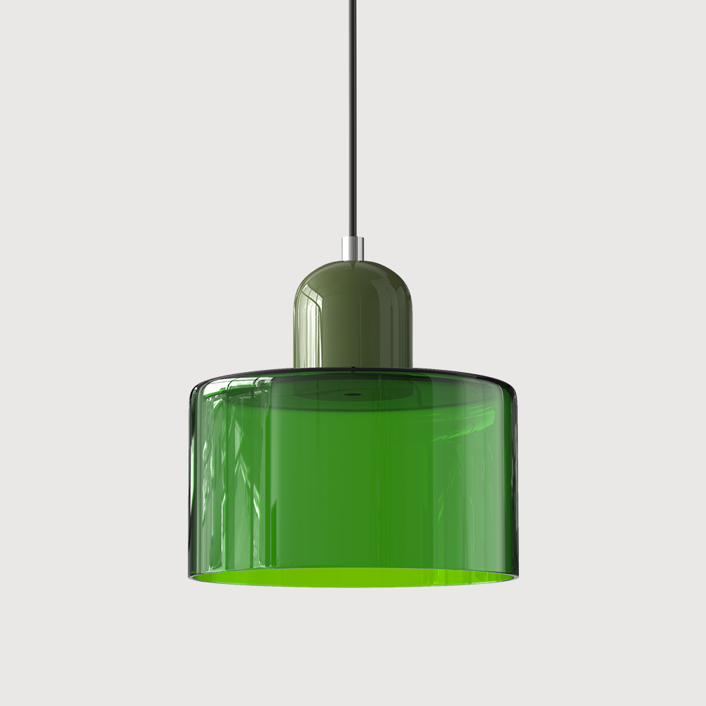 Bauhaus Glass E27 Pendant Light for Kitchen