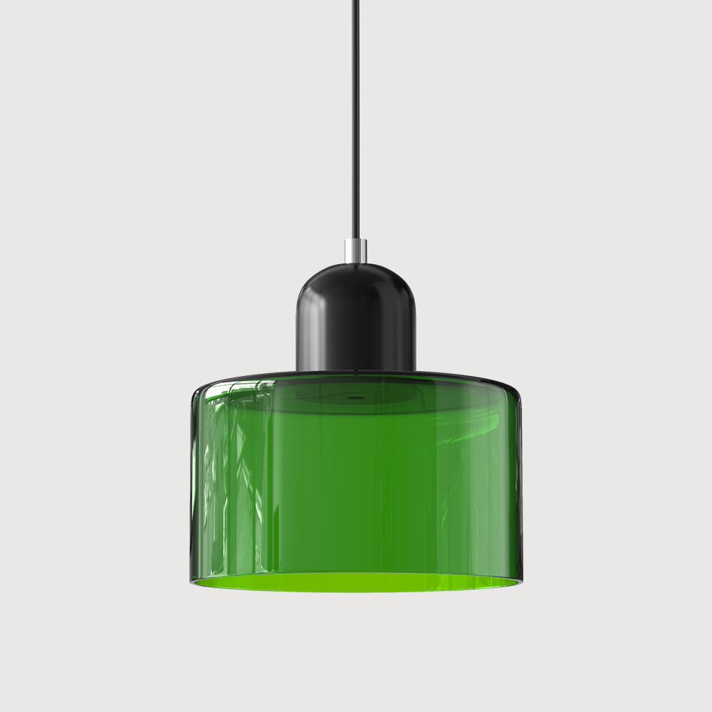 Bauhaus Glass E27 Pendant Light for Kitchen
