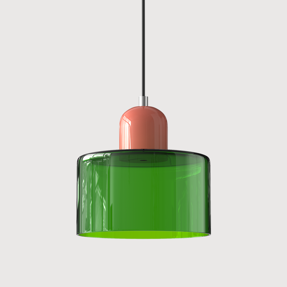 Bauhaus Glass E27 Pendant Light for Kitchen