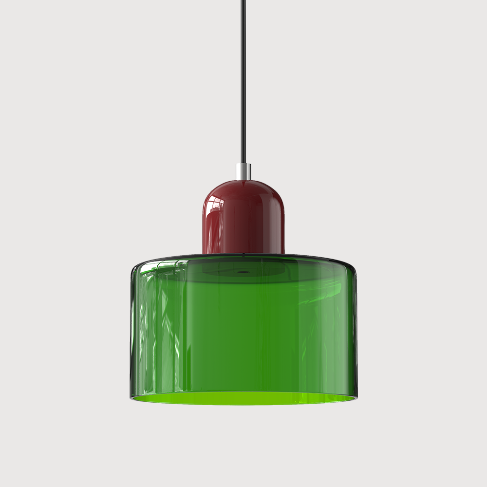 Bauhaus Glass E27 Pendant Light for Kitchen