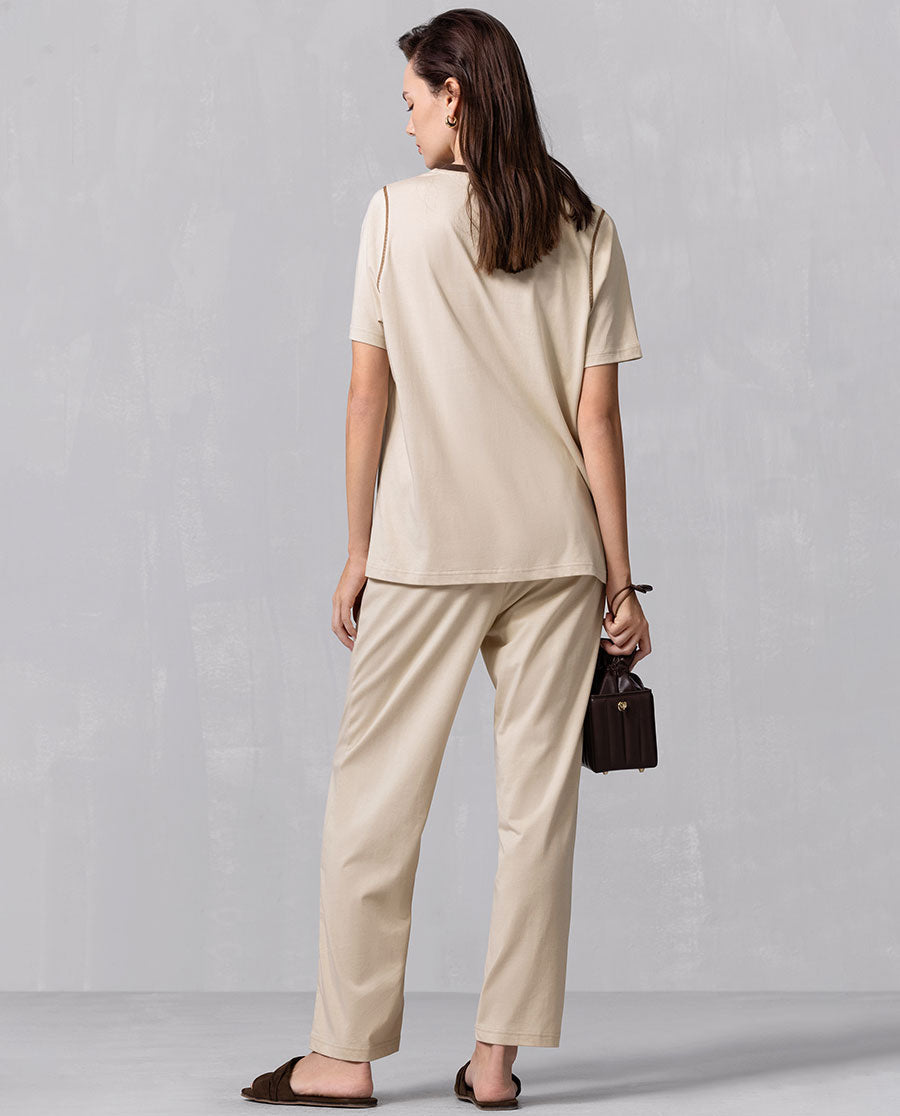 Aimer Short Sleeve Pajama Set