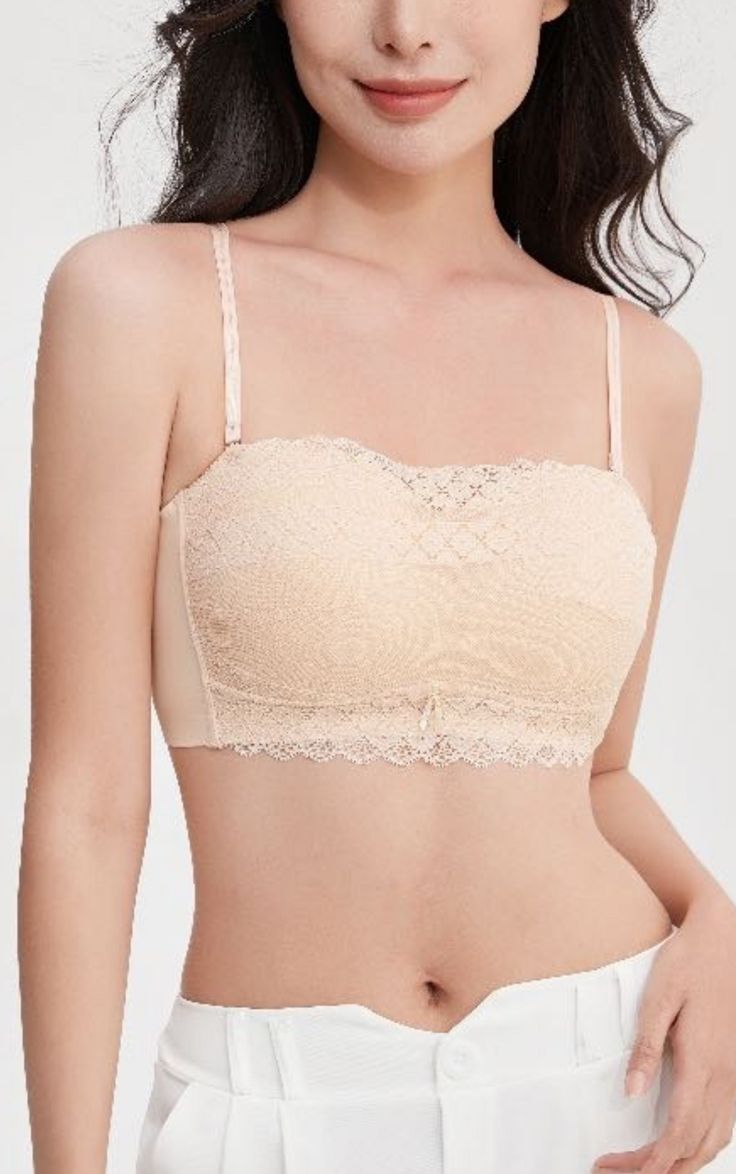 Chic Allure Seamless Tube Top Wireless Bralette #11165