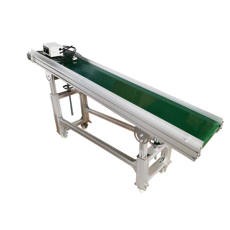 110V 1.8m PVC Inclined Wall Conveyor 30cm
