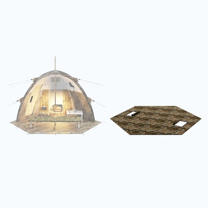 RBM Outdoors Three-Layer Floor for "UP-2 Mini" Tent