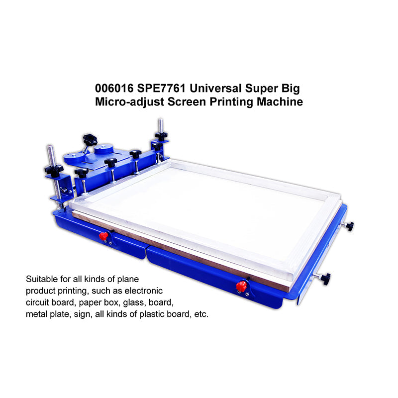 1 Color 1 Station Screen Printing Machine