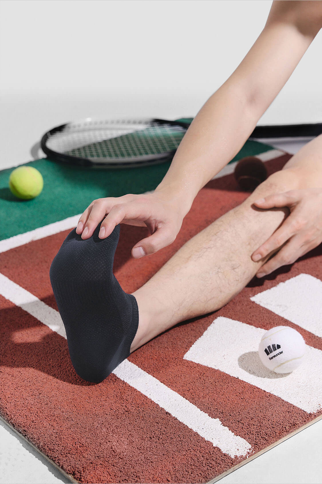 Men's Breathable Odor-Control Ankle Socks 4-Pack AF008