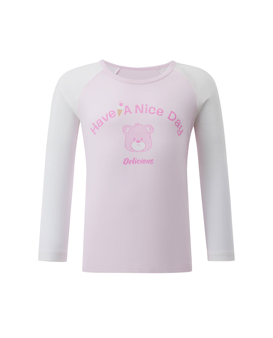 Aimer Kids Long-sleeved Homewear Set For Girls