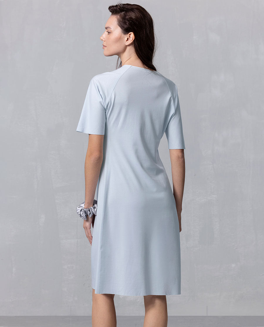 Aimer Pullover Short-Sleeved Nightgown With Cups