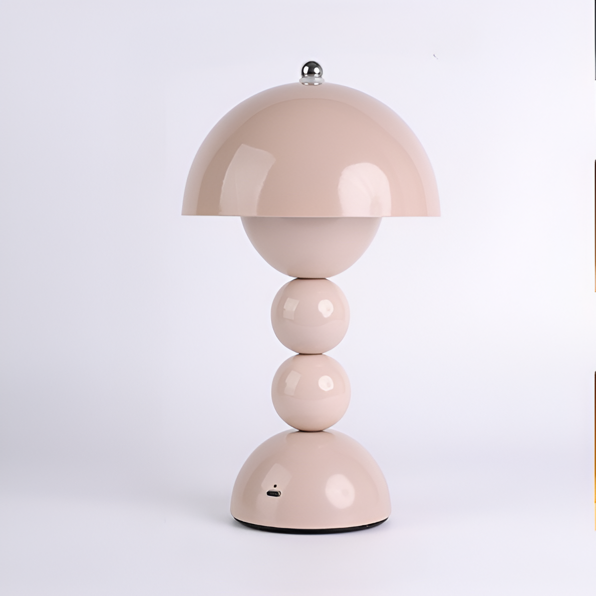 Wireless Bud Table Lamp With Stacked Sphere Base