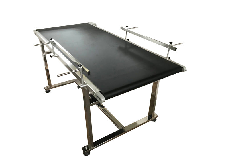 110V 1.5m PVC Conveyor Double Guardrail 60cm
