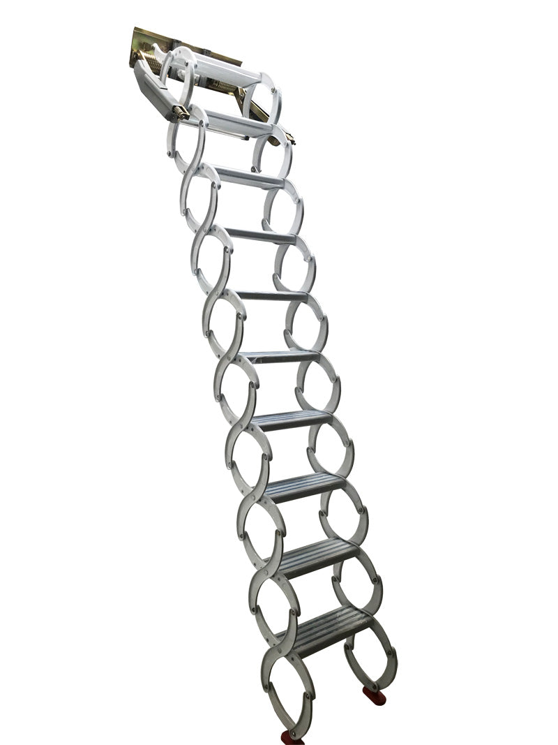 White Wall Mounted Loft Wall Ladder