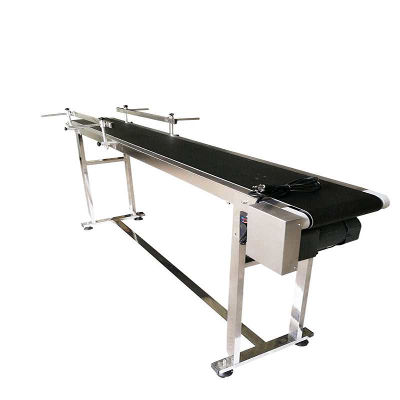 110V 1.8m PVC Conveyor Double Guardrail 20cm