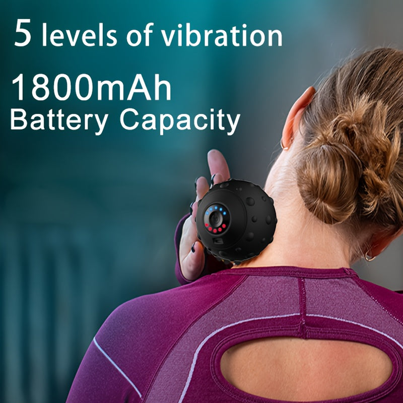 5Speed Rechargeable Vibration Massage Ball-MJ5E