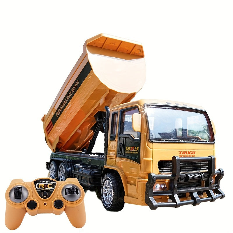 FUUY 2.4GHz RC Dump Truck Toy, 6-Channel TJR8M5D