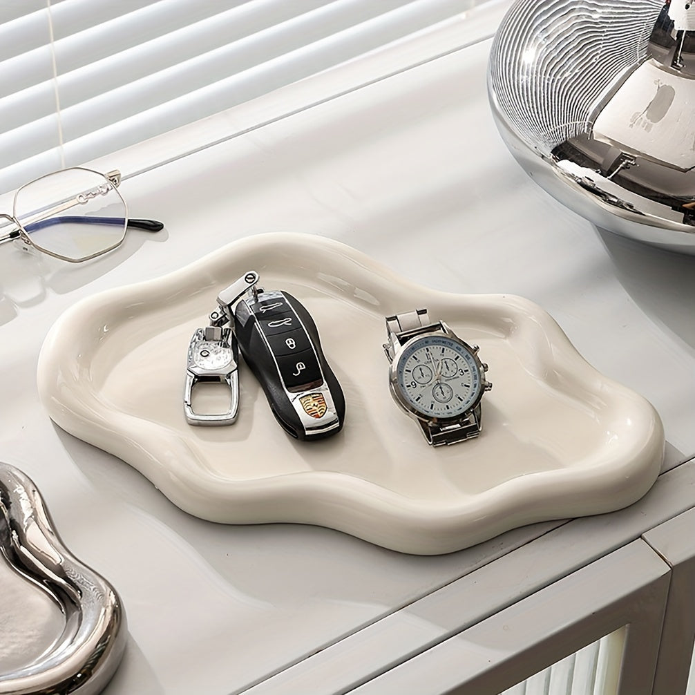 Cloud Jewelry Tray Decor- HMT24GG