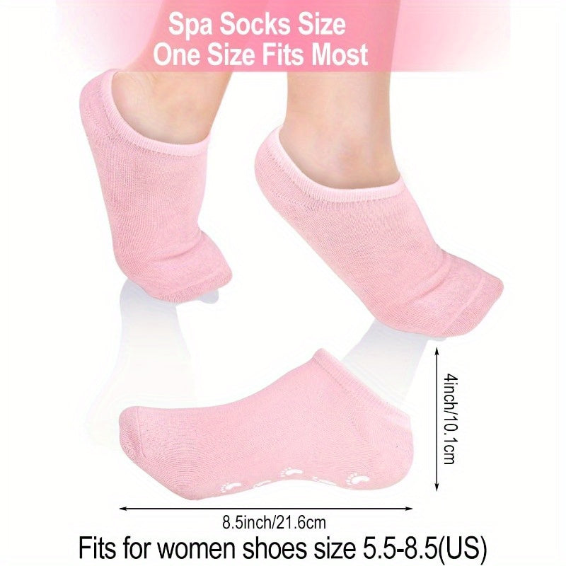 Moisturizing Non-Slip Gel Spa Socks for Women TJR6L7P