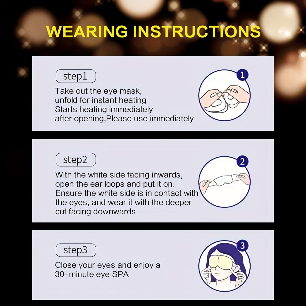 30pcs Lutein Steam Eye Masks, Alcohol-Free TJR7D4X