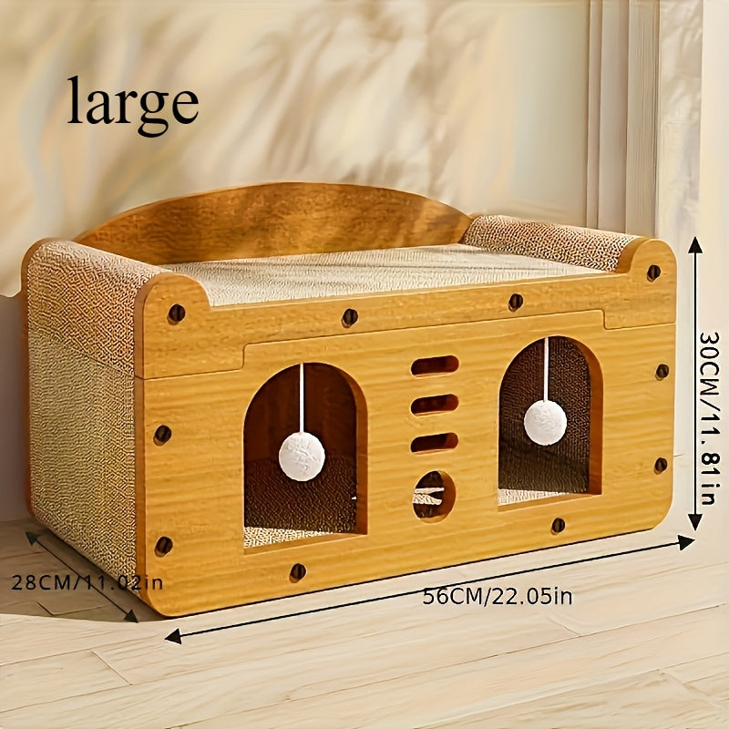 Luxury Cat Scratcher Apartment- HMT24CC