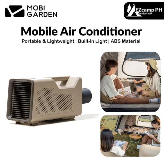 MOBI GARDEN Mobile Air Conditioner Outdoor Portable Fan Integrated Car Cooler 450W Cooling Camping Tent Indoor Car Cooling Fan With Built-in Lighting