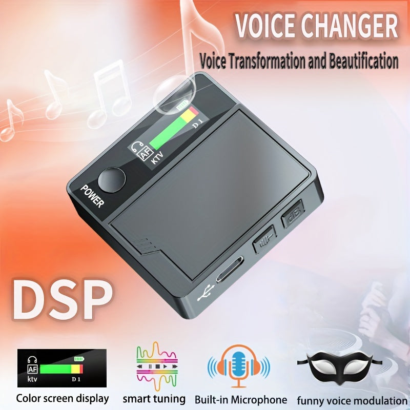 Sleek Voice Changer RealTime Modulation for Gaming  Streaming-H8M9