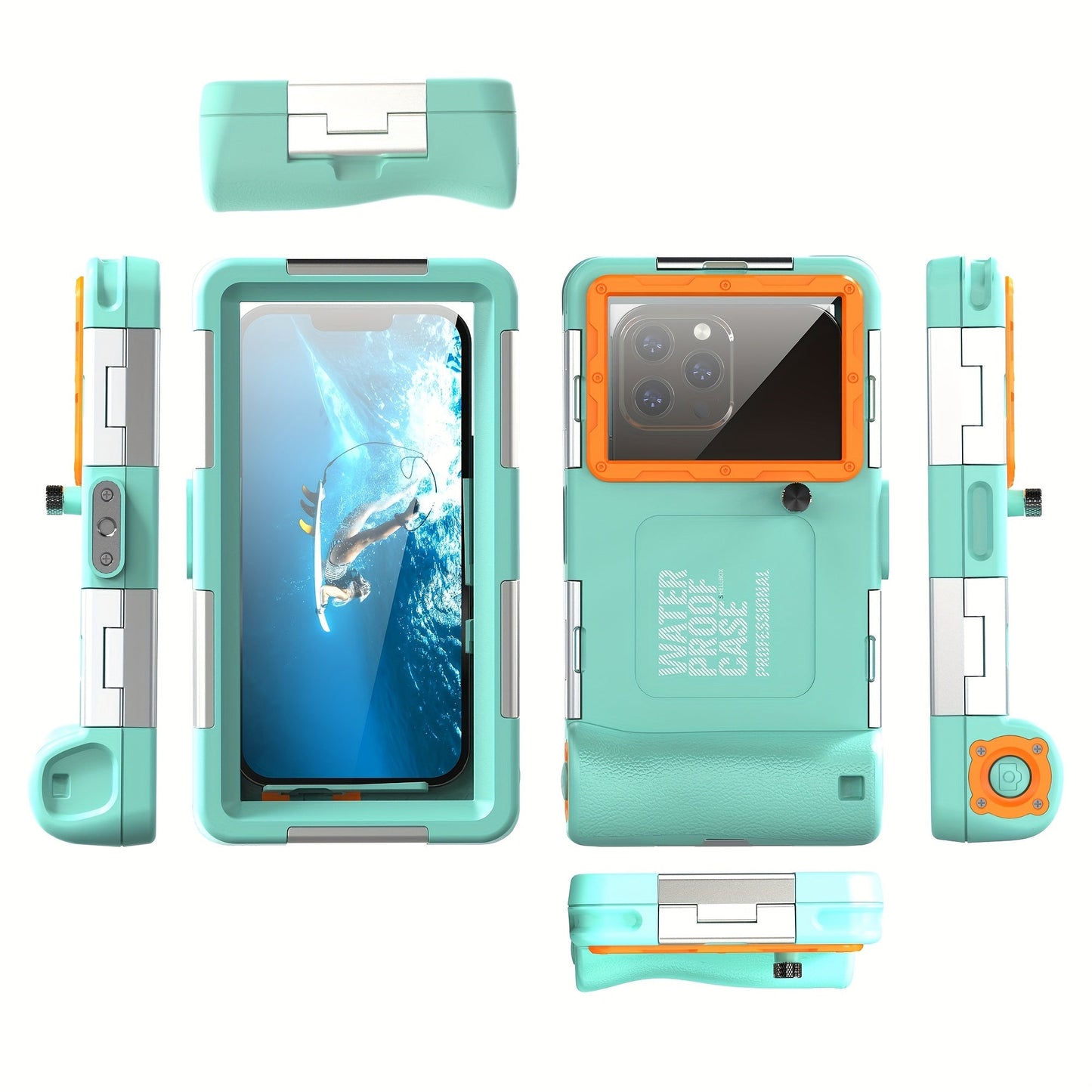 Durable 15m Waterproof Diving Phone Case with Lanyard-95OF